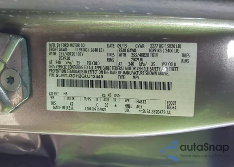 2016 Lincoln Mkc Reserve z USA, uszkodzony, nr VIN 5LMTJ3DH2GUJ12449